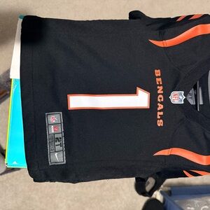 NFL Bengals Black and Orange Jersey
